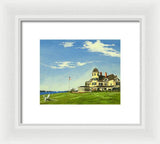 Castle Hill Inn Newport Rhode Island - Framed Print