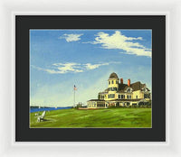 Castle Hill Inn Newport Rhode Island - Framed Print