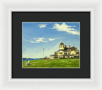 Castle Hill Inn Newport Rhode Island - Framed Print