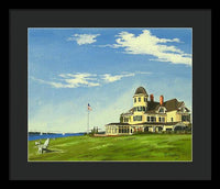 Castle Hill Inn Newport Rhode Island - Framed Print