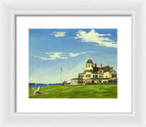 Castle Hill Inn Newport Rhode Island - Framed Print