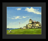 Castle Hill Inn Newport Rhode Island - Framed Print