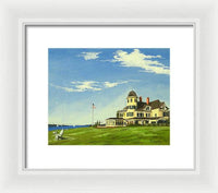 Castle Hill Inn Newport Rhode Island - Framed Print