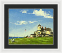 Castle Hill Inn Newport Rhode Island - Framed Print