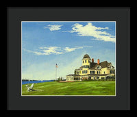 Castle Hill Inn Newport Rhode Island - Framed Print