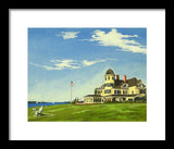 Castle Hill Inn Newport Rhode Island - Framed Print