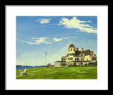 Castle Hill Inn Newport Rhode Island - Framed Print