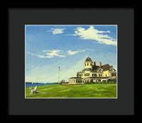 Castle Hill Inn Newport Rhode Island - Framed Print