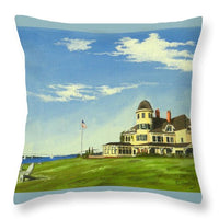 Castle Hill Inn Newport Rhode Island - Throw Pillow