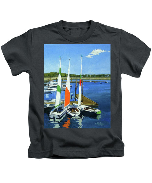 Chatham Harbor Boats Chatham Cape Cod Massachusetts - Kids T-Shirt