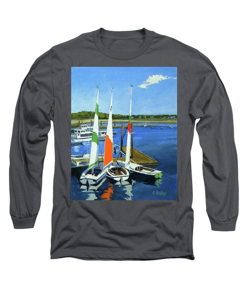 Chatham Harbor Boats Chatham Cape Cod Massachusetts - Long Sleeve T-Shirt