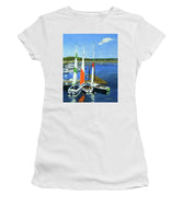 Chatham Harbor Boats Chatham Cape Cod Massachusetts - Women's T-Shirt