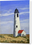 Great Point Lighthouse Nantucket Massachusetts - Canvas Print