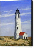 Great Point Lighthouse Nantucket Massachusetts - Canvas Print