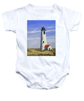 Great Point Lighthouse Nantucket Massachusetts - Baby Onesie