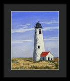 Great Point Lighthouse Nantucket Massachusetts - Framed Print