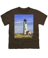 Great Point Lighthouse Nantucket Massachusetts - Youth T-Shirt