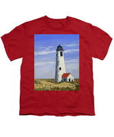 Great Point Lighthouse Nantucket Massachusetts - Youth T-Shirt