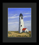 Great Point Lighthouse Nantucket Massachusetts - Framed Print