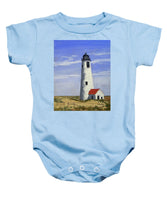 Great Point Lighthouse Nantucket Massachusetts - Baby Onesie