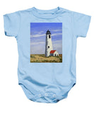 Great Point Lighthouse Nantucket Massachusetts - Baby Onesie