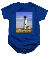 Great Point Lighthouse Nantucket Massachusetts - Baby Onesie