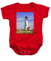 Great Point Lighthouse Nantucket Massachusetts - Baby Onesie