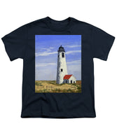 Great Point Lighthouse Nantucket Massachusetts - Youth T-Shirt