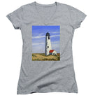 Great Point Lighthouse Nantucket Massachusetts - Women's V-Neck