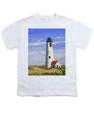 Great Point Lighthouse Nantucket Massachusetts - Youth T-Shirt