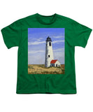 Great Point Lighthouse Nantucket Massachusetts - Youth T-Shirt