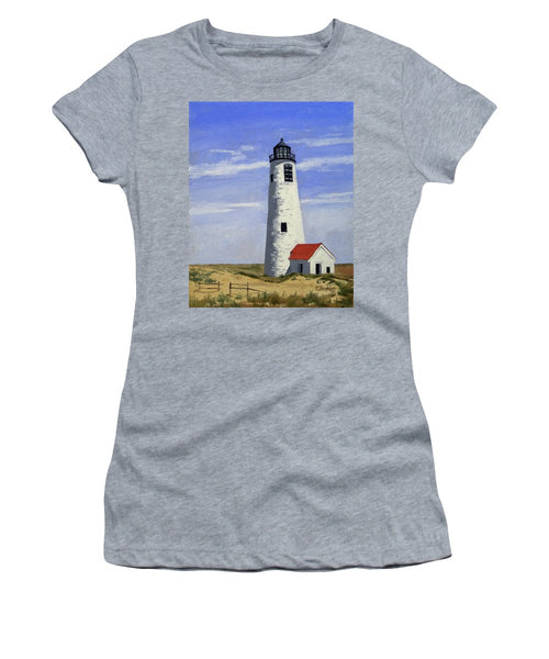 Great Point Lighthouse Nantucket Massachusetts - Women's T-Shirt