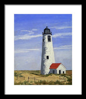 Great Point Lighthouse Nantucket Massachusetts - Framed Print