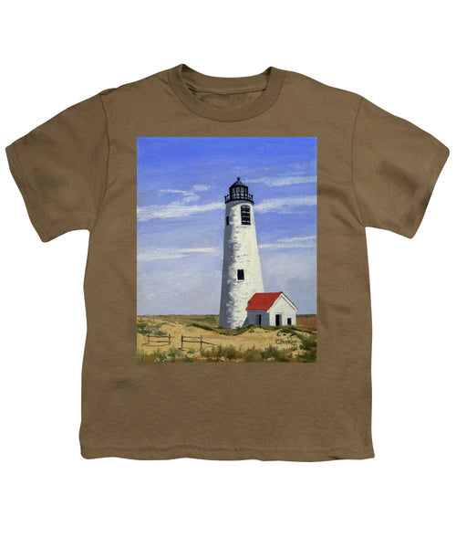 Great Point Lighthouse Nantucket Massachusetts - Youth T-Shirt