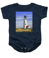 Great Point Lighthouse Nantucket Massachusetts - Baby Onesie