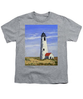 Great Point Lighthouse Nantucket Massachusetts - Youth T-Shirt