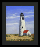 Great Point Lighthouse Nantucket Massachusetts - Framed Print