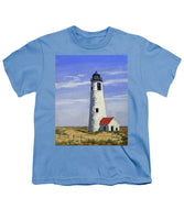 Great Point Lighthouse Nantucket Massachusetts - Youth T-Shirt