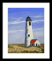 Great Point Lighthouse Nantucket Massachusetts - Framed Print