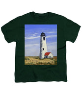 Great Point Lighthouse Nantucket Massachusetts - Youth T-Shirt