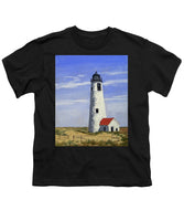 Great Point Lighthouse Nantucket Massachusetts - Youth T-Shirt