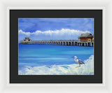 Naples Pier Naples Florida - Framed Print