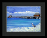 Naples Pier Naples Florida - Framed Print