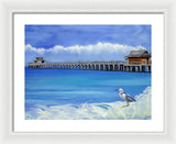 Naples Pier Naples Florida - Framed Print