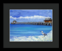 Naples Pier Naples Florida - Framed Print