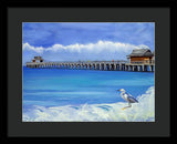 Naples Pier Naples Florida - Framed Print