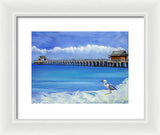 Naples Pier Naples Florida - Framed Print