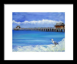 Naples Pier Naples Florida - Framed Print