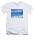 Naples Pier Naples Florida - Men's V-Neck T-Shirt