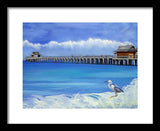 Naples Pier Naples Florida - Framed Print